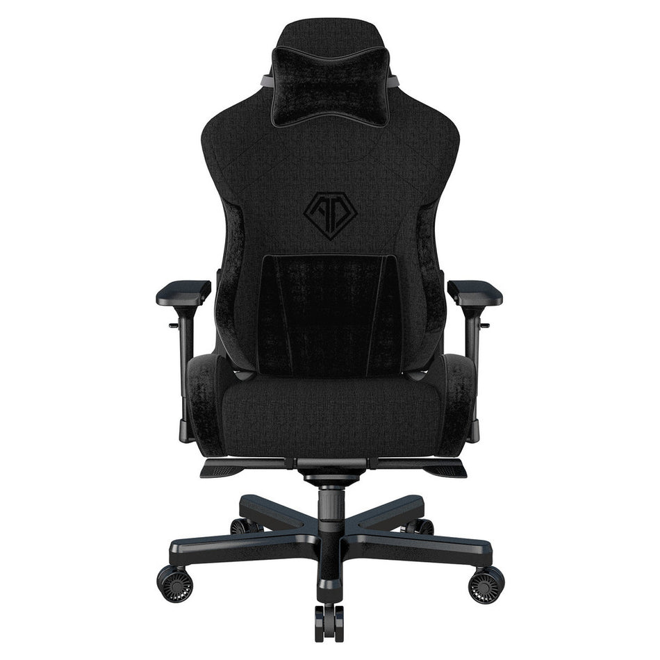 Fauteuil de jeu ANDA SEAT T-PRO II Noir TISSU avec bandes Alcantara