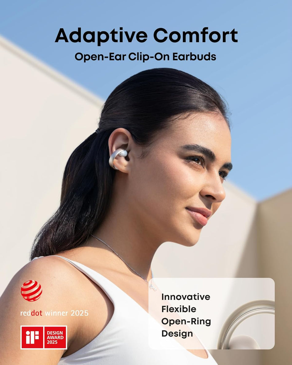 ANKER Soundcore BT earphones AeroClip Open Ear White