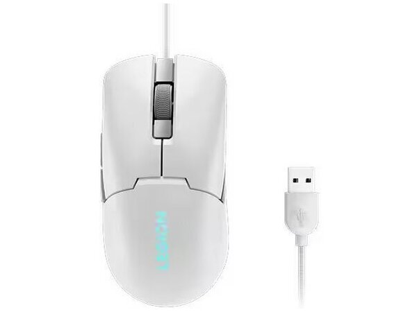 LENOVO Legion M300s RGB Gaming Mouse, Glacier White