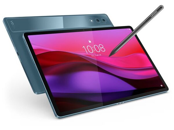 LENOVO Tablet Yoga Tab Plus 12.7'' 3K/Qualcomm Snapdragon 8 Gen 3/16GB/256GB/Qualcomm Adreno 750/Lenovo 2-in-1 Tastatur-Set + Lenovo Tab Pen Pro/Android 14/2Y CAR/Tidal Teal