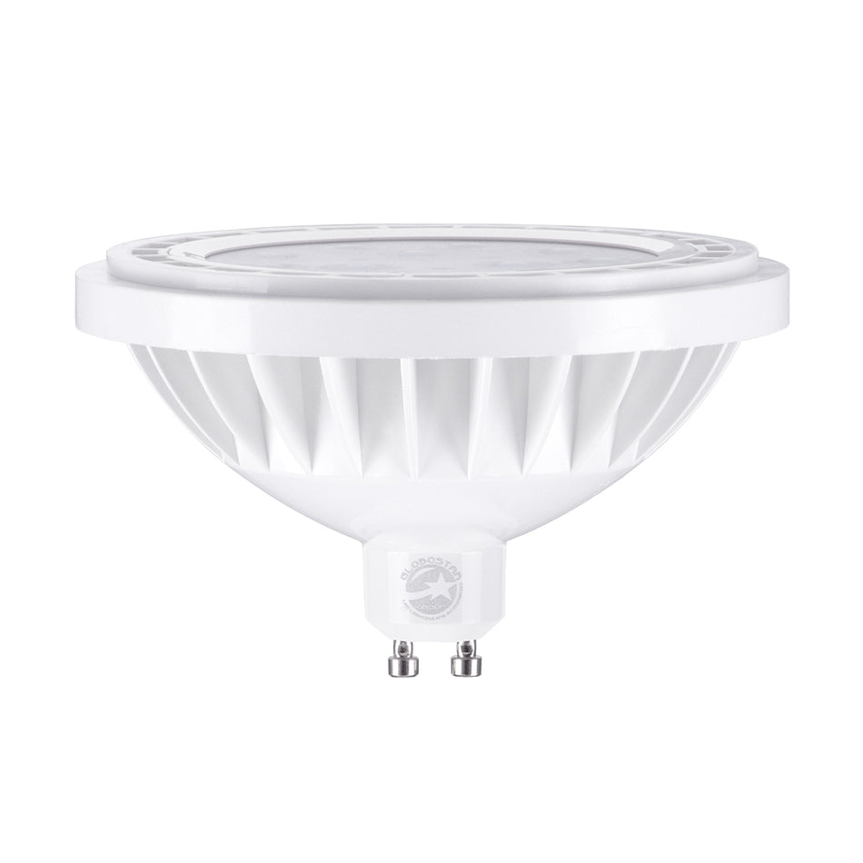 GLOBOSTAR® SPOTAR 60125 Σποτ GU10 AR111 LED 12W 1128lm 36° AC 220-240V IP20 Θερμό Λευκό 2700K - Μ11 x Π11 x Υ6.6cm - 3 Χρόνια Εγγύηση