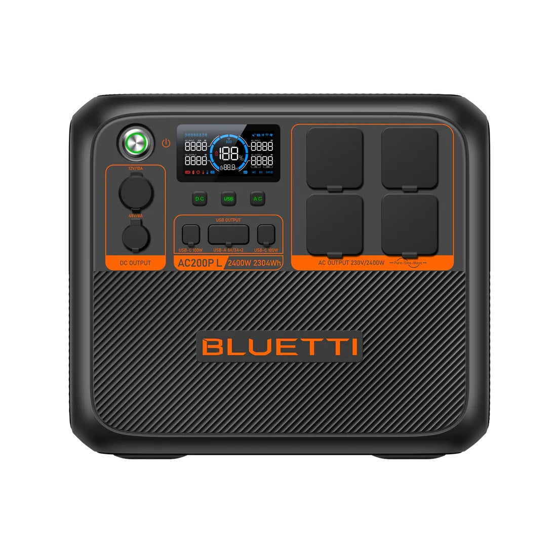 BLUETTI Premium AC200PL Expandable Power Station Expandable, 2400W AC Outlet 2304Wh