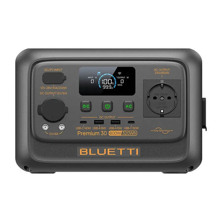 BLUETTI Premium 30 V2 Portable Power Station, 600W AC Outlet 320Wh