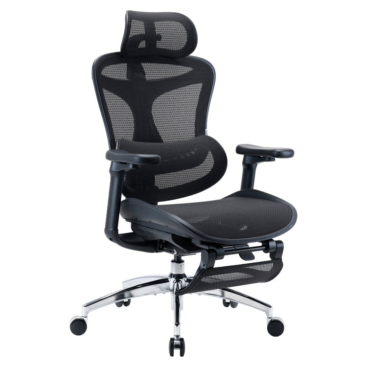 SIHOO ERGONOMIC CHAIR DORO C300 BLACK with Footrest