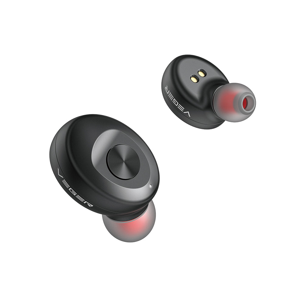 Veger XG08 In-ear Bluetooth Handsfree Earphones with Charging Case Black