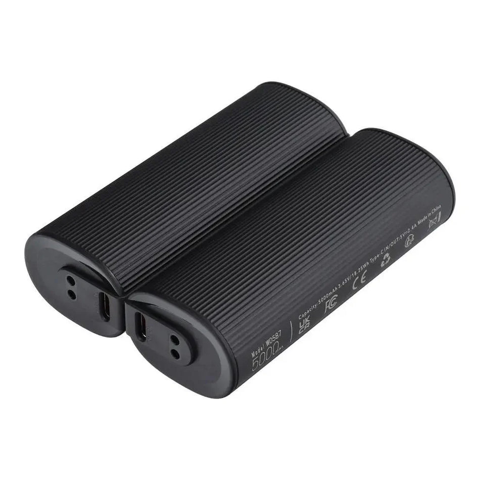 Veger W0587 2-in-1 Magnetic Power Bank & Hand Warmer 2x 5000 mAh 10,000 mAh - Black