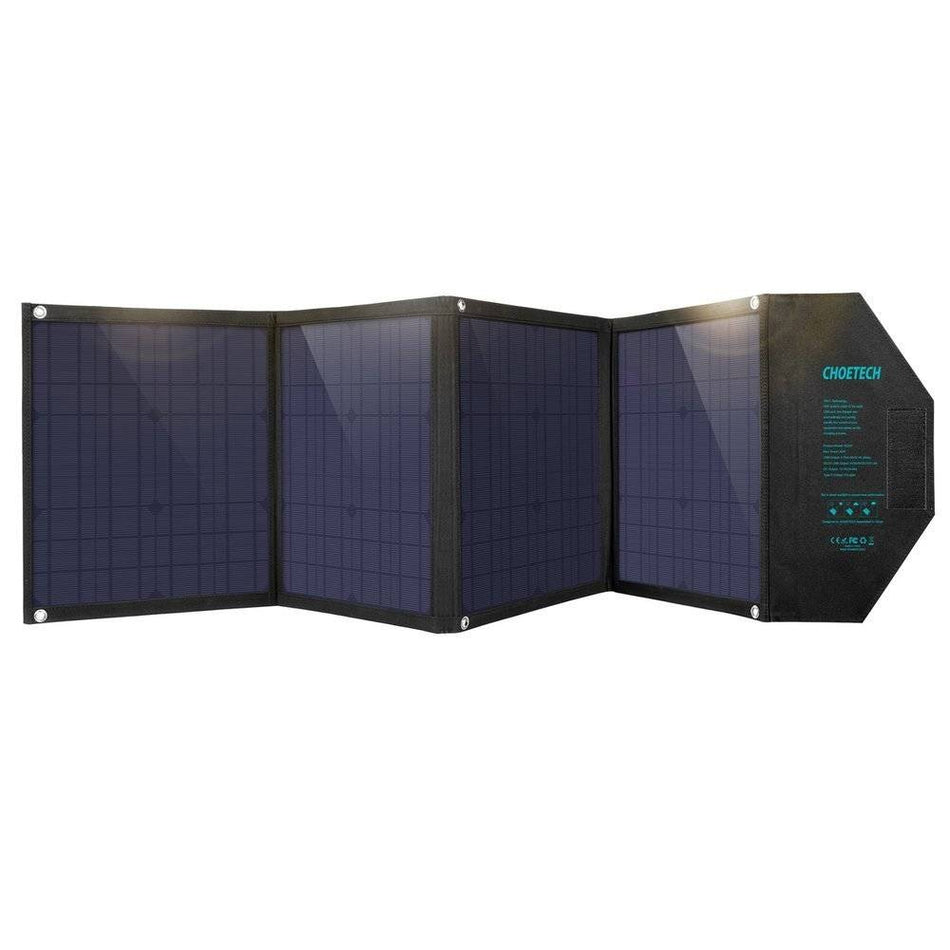 Choetech SC007 Foldable Solar Charger for Portable Devices 80W 18V with USB connection