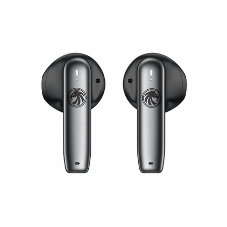 Recci REP-W56 Angle-Wing Necklace In-ear Bluetooth Handsfree Earphones with Charging Case Silver