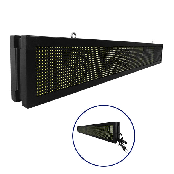 DISPLAY 90310 Κυλιόμενη Ψηφιακή Επιγραφή P10 Διπλής Όψης LED  Αδιάβροχο IP65 Ψυχρό Λευκό 6000K - WiFi Control μέσω FK APP - Αισθητήρας Θερμοκρασίας & Υγρασίας - Μ168 x Π12 x Υ24cm - 2 Χρόνια Εγγύηση