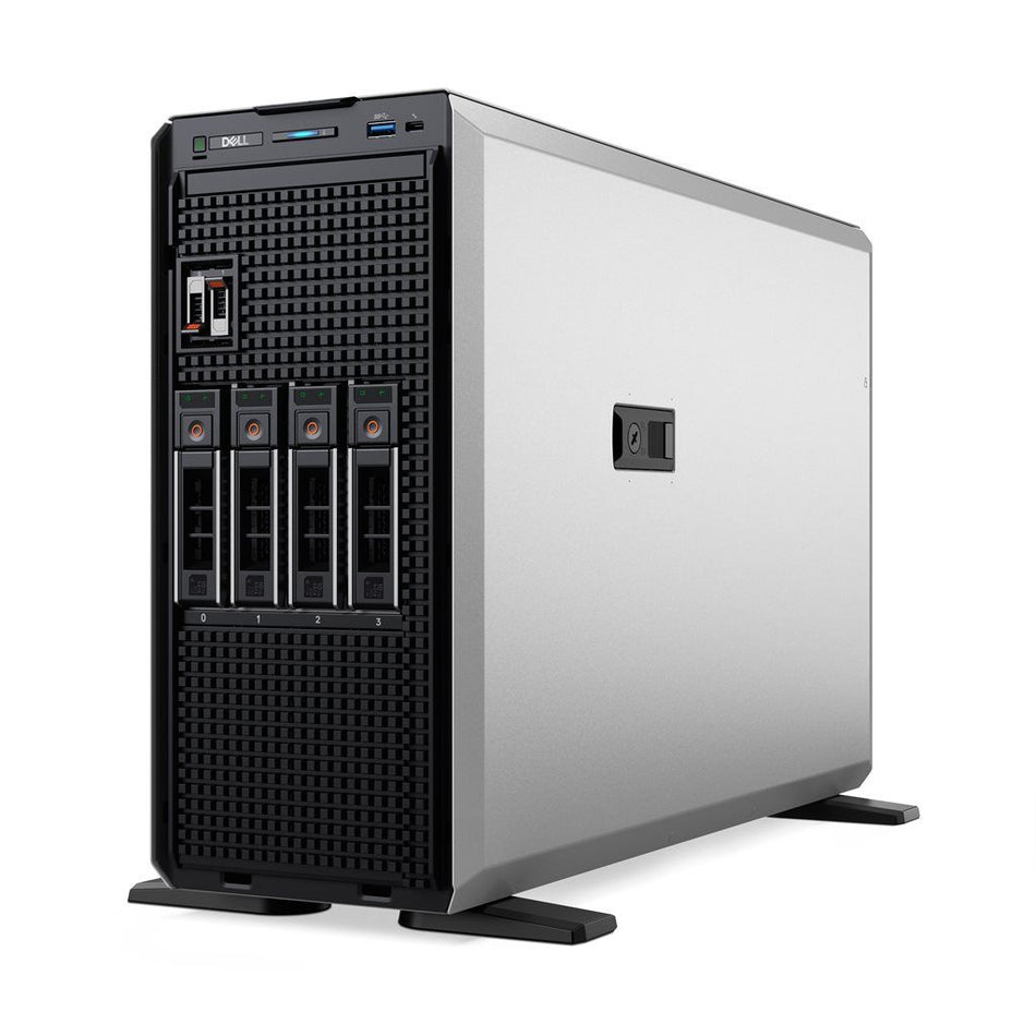 DELL SERVER POWEREDGE T360|Intel 6353P (8C/16T)|32G UDIMM|2X960GB SSD|H755|2PSU| 5Yr Basic Warranty