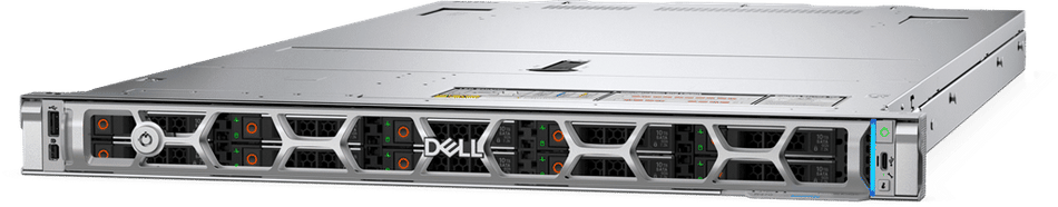DELL Server PowerEdge R470 1U 8 x 2.5''|Xeon 6 6517P(16C/32T|32GB|2x480GB SATA RI SSD|H965i 8GB|2 PS