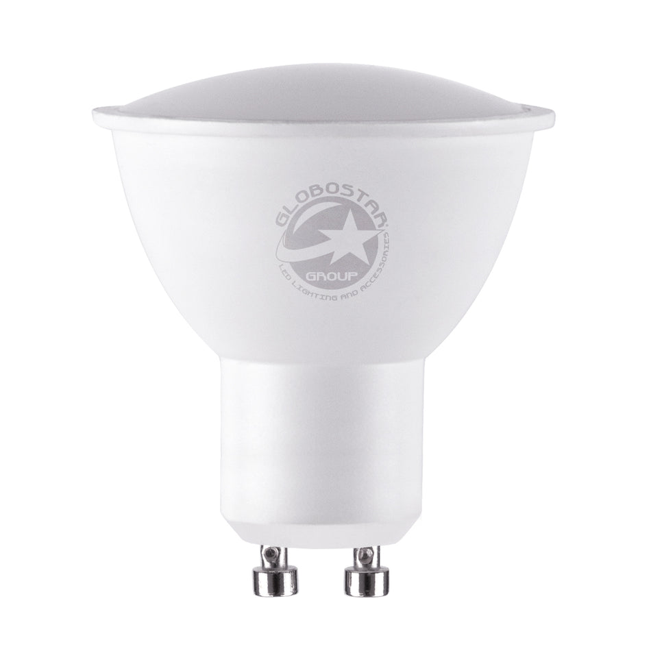 FLOODO 60102 Σποτ GU10 MR16 LED 8W 800lm 120°  IP20 Ψυχρό Λευκό 6000K - Bridgelux SMD Chip - Μ5 x Π5 x Υ5.8cm - 3 Χρόνια Εγγύηση