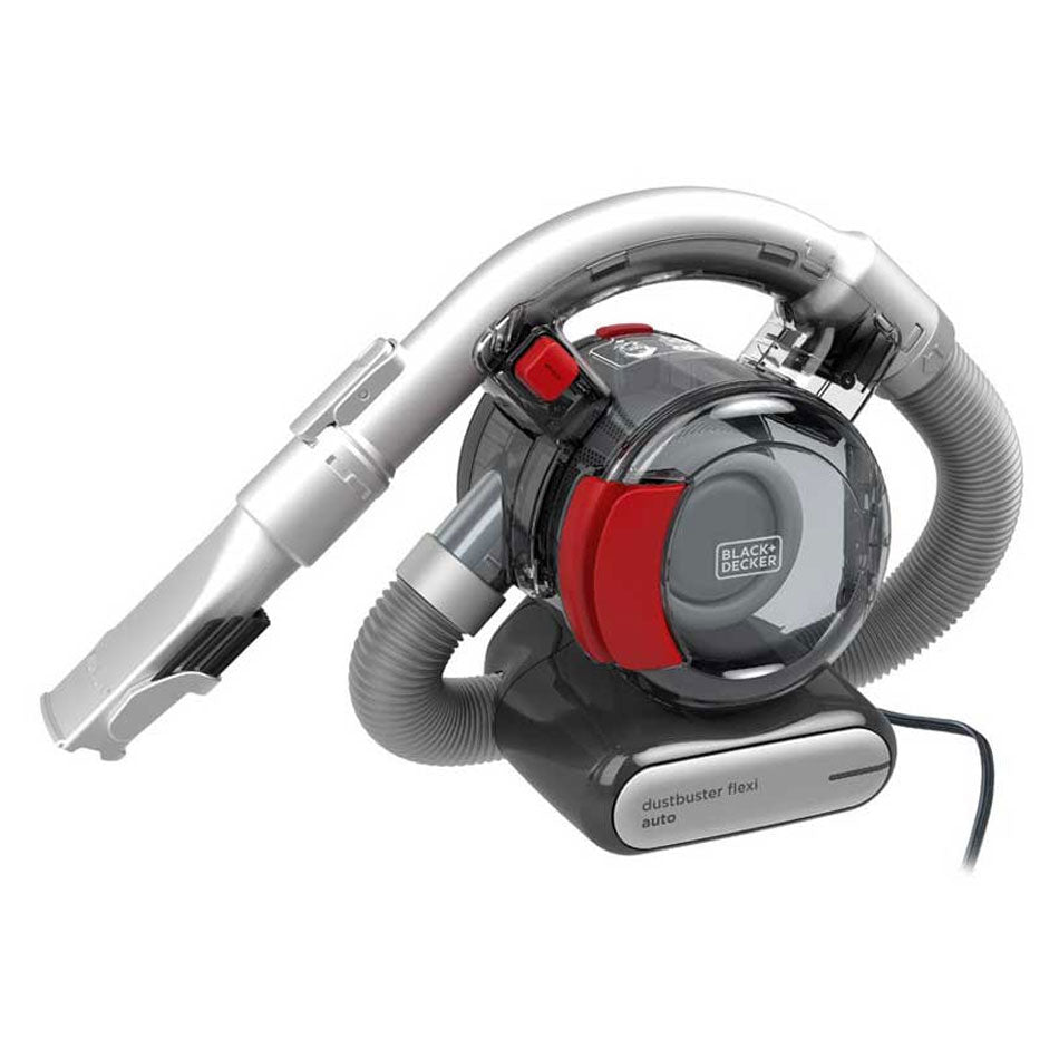 Black & Decker Dustbuster Flexi Auto Σκουπάκι Αυτοκινήτου Στερεών με Ισχύ 12.5W & Καλώδιο Αναπτήρα 12V (PD1200AV)