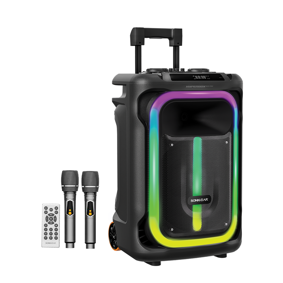 Sonicgear Rgb Hda Karaoke Speaker 240 W Hyperbox 1500 Pro Black