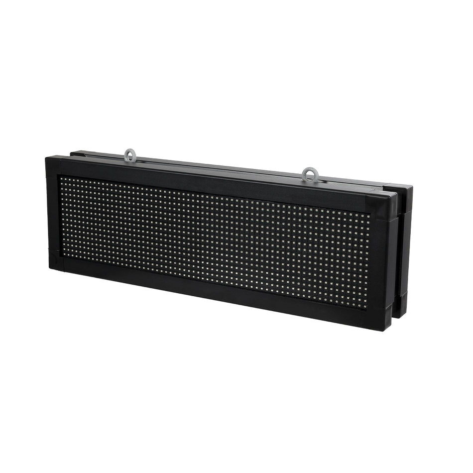 GLOBOSTAR® DISPLAY 90318 Κυλιόμενη Ψηφιακή Επιγραφή 64x16cm P10 Διπλής Όψης LED AC 220-240V Αδιάβροχο IP65 Μπλε - WiFi Control μέσω FK APP - Αισθητήρας Θερμοκρασίας & Υγρασίας - Μ70.5 x Π11 x Υ22.5cm - 2 Χρόνια Εγγύηση