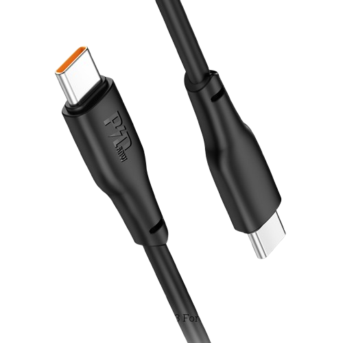 Lamtech Charge And Data Cable Type C To Type C 60 W 2 M Black