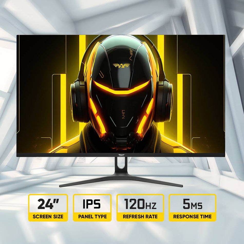 ARMAGGEDDON GAMING MONITOR 24' PIXXEL+ XTREME SERIES SUPER 120 G-SYNC BLACK
