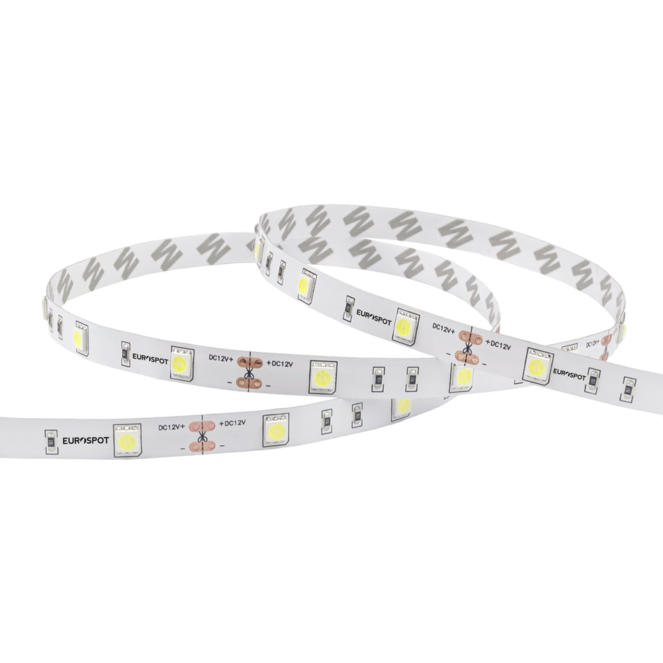 EuroSpot Led Ταινία DC:12V 5050 SMD IP20 7.2W/M 70lm/W 2700K 5m Θερμό Λευκό