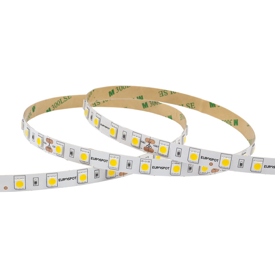 EuroSpot Led Ταινία DC:24V 5050 SMD IP20 14.4W/m 50lm/W 2700K 5m Θερμό Λευκό