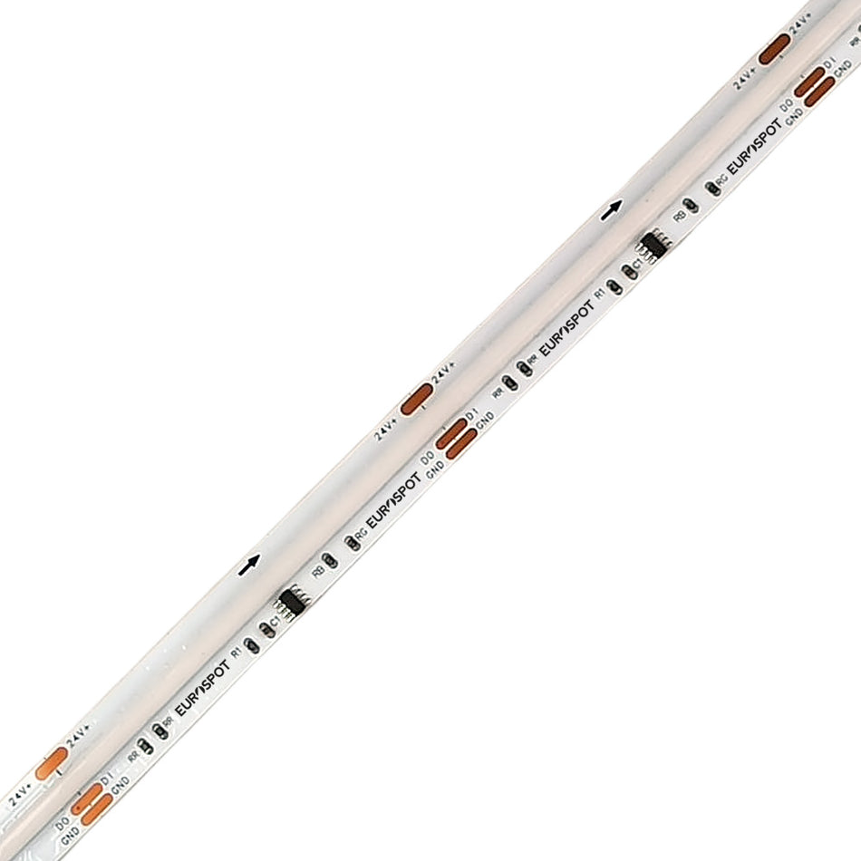 EuroSpot Led Ταινία DC:24V COB SPI Digital IP20 15W/M RGB 5m