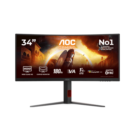 AOC CU34G4CA 34" 180Hz Curved Gaming