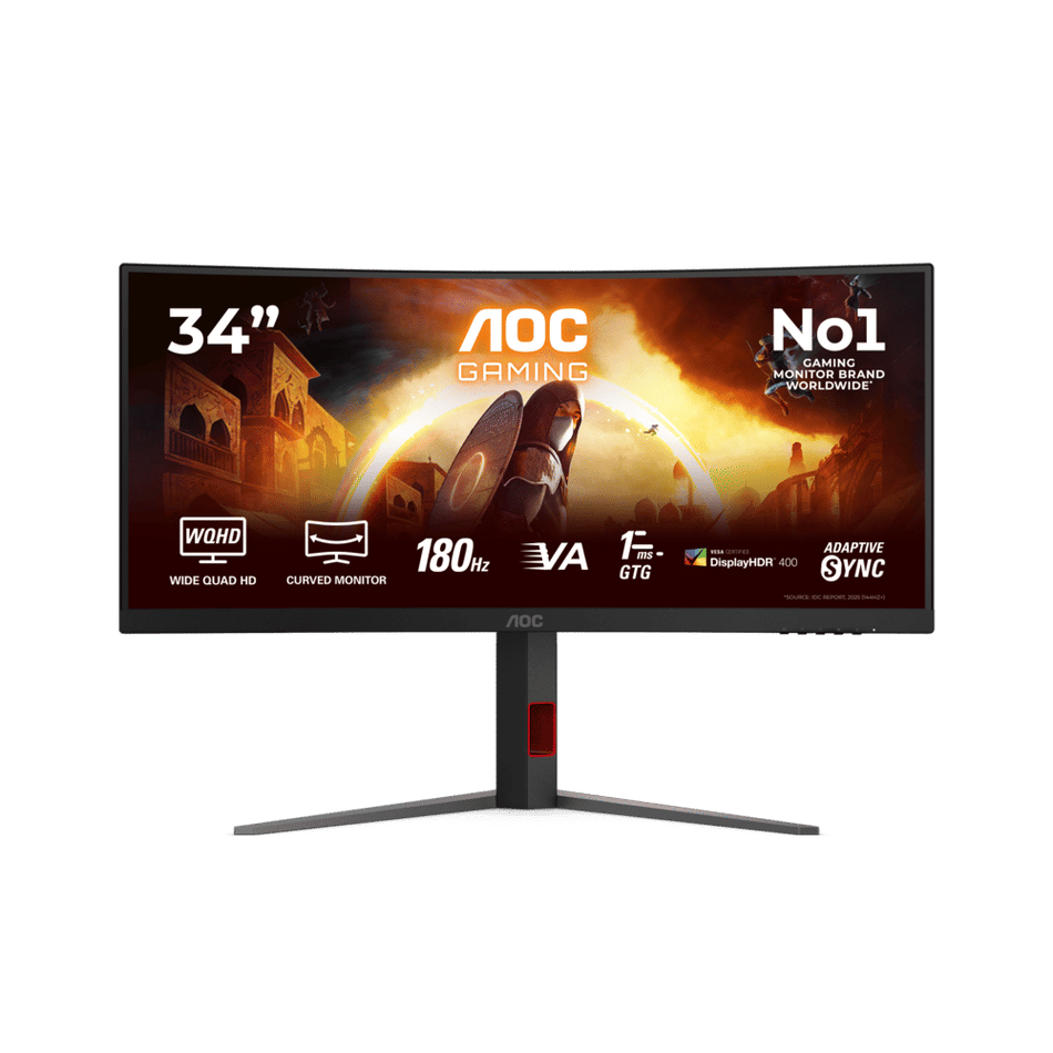 AOC CU34G4CA 34" 180Hz Curved Gaming