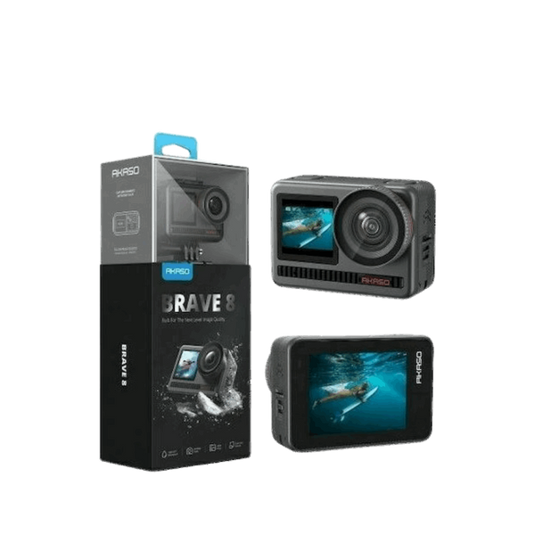 Akaso Brave 8 SuperSmooth Action Camera 4K/60fps,48MP, 8K Time-Lapse, Υποβρύχια IPX8, Voice Control