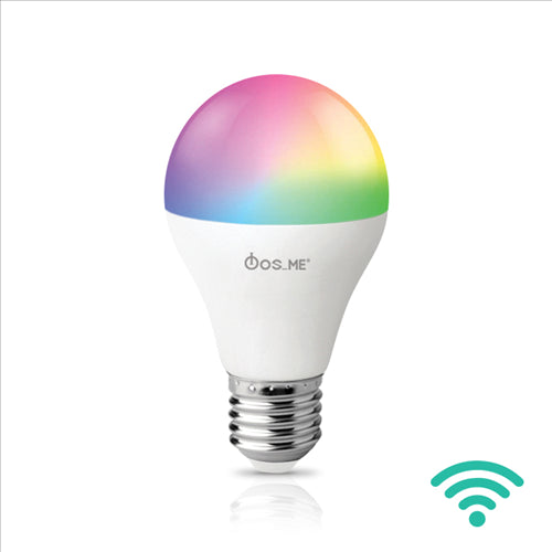 LED WIFI A60 E27 9W RGB 3CCT 820LM 330' ΦOSME