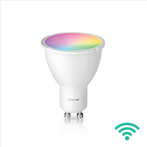 LED WIFI PAR16 GU10 5W RGBW 300LM 100' ΦOSME