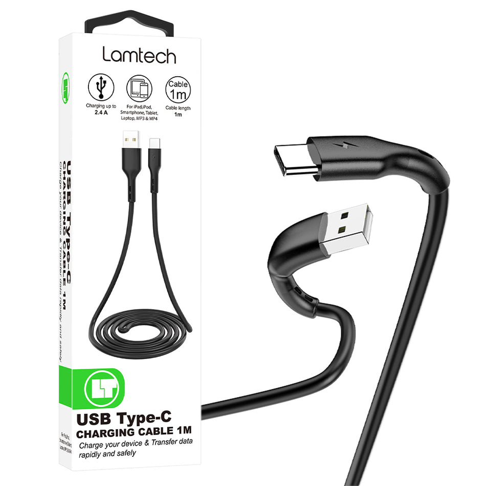 Lamtech Datacable Type C 1m Black