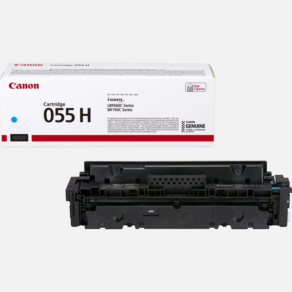 Toner Canon 055H Υψηλής Απόδοσης 5.9K Κυανό