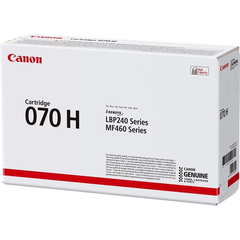 Canon CRG-070H Γνήσιο Toner Laser Εκτυπωτή Μαύρο 10200 Σελίδων 5640C002