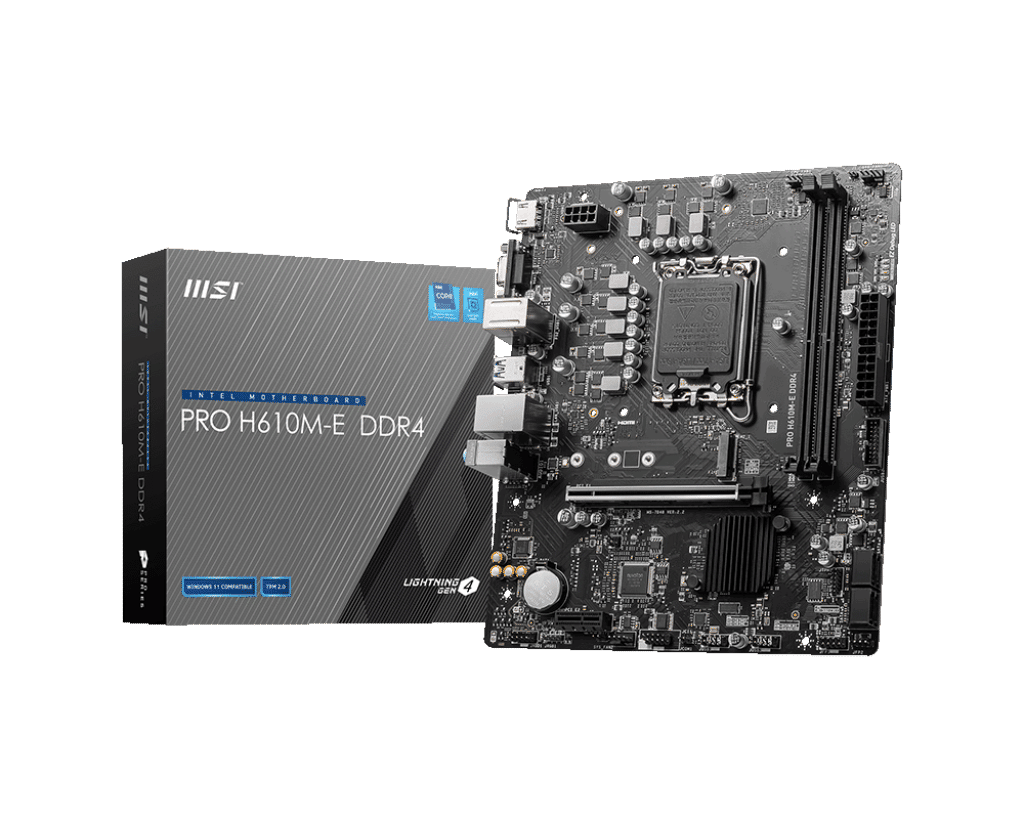 Μητρική MSI PRO H610M-E (H610/DDR4/1700)
