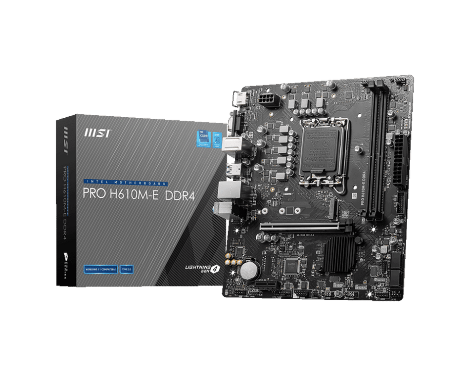 Μητρική MSI PRO H610M-E (H610/DDR4/1700)