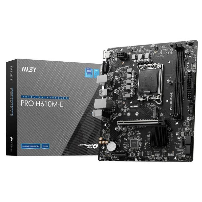 Μητρική MSI PRO H610M-E (H610/DDR5/1700)