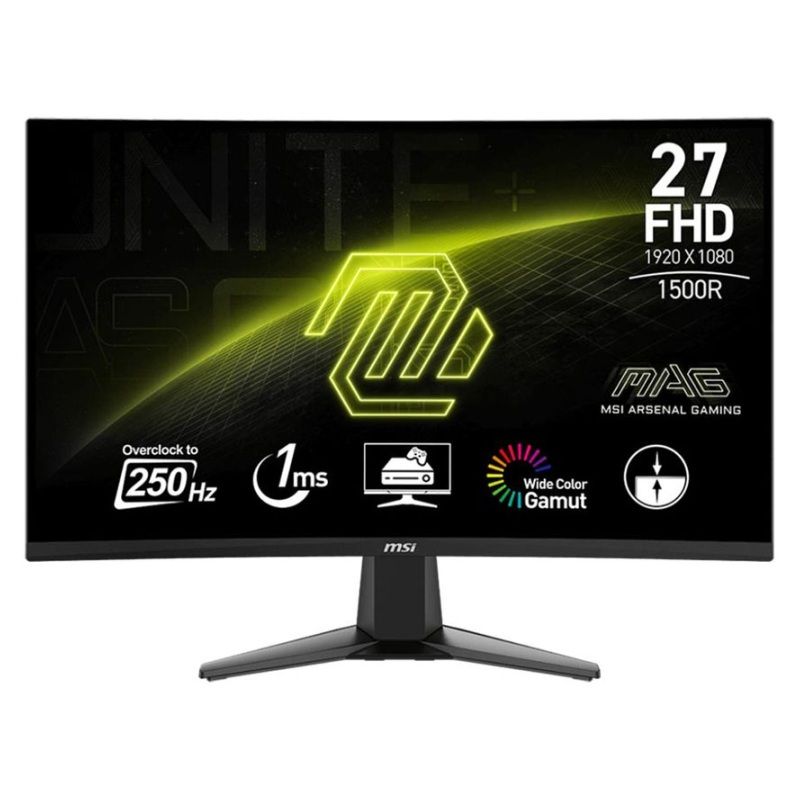 Οθόνη MSI 27'' MAG 27C6X 1ms 250Hz