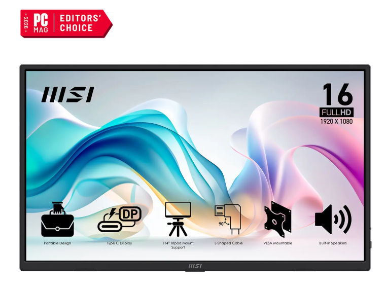 MSI PRO MP165 E6 IPS Φορητό Monitor 15.6 (1)