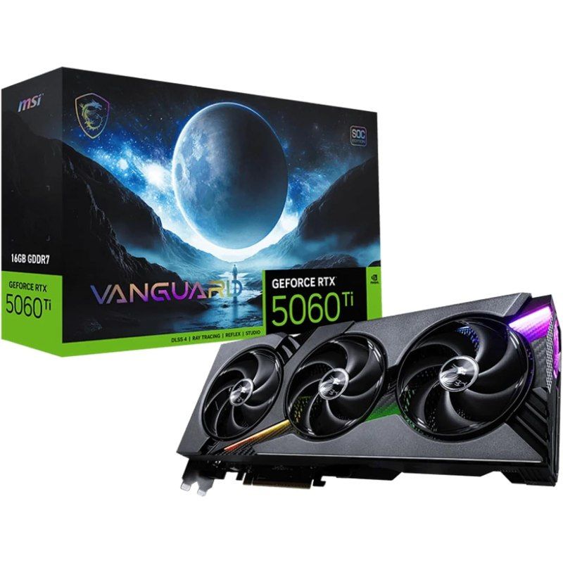 Κάρτα Γραφικών (VGA) Nvidia MSI GeForce RTX 5060 TI Vanguard SOC (16GB, GDDR7, 128bit)