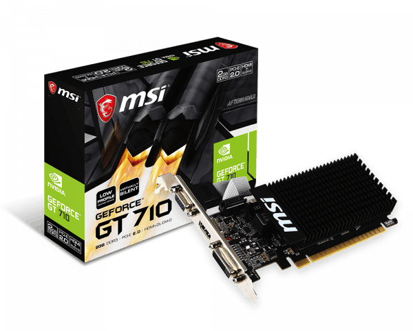 Κάρτα Γραφικών (VGA) Nvidia MSI GT 710 (2GB, GDDR3, 64bit)