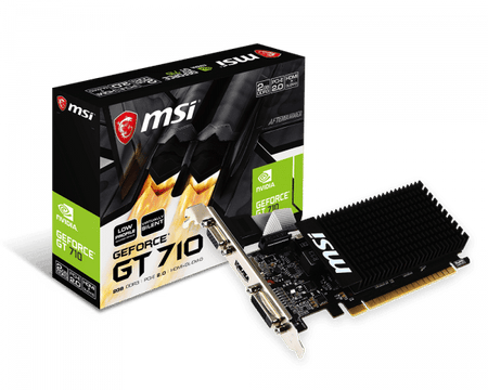 Κάρτα Γραφικών (VGA) Nvidia MSI GT 710 (2GB, GDDR3, 64bit)
