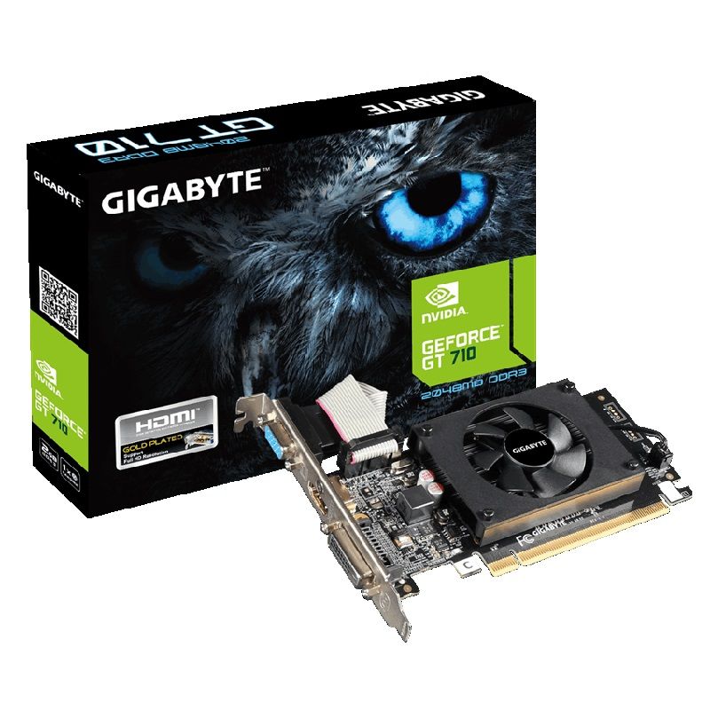 Κάρτα Γραφικών (VGA) Nvidia GigaByte  710 2GB DDR3 - 64bit-Low p
