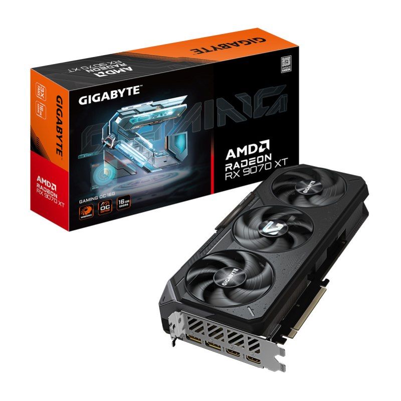 Κάρτα Γραφικών (VGA) AMD Gigabyte Radeon RX 9070 XT Gaming OC (16GB, GDDR6, 256bit)