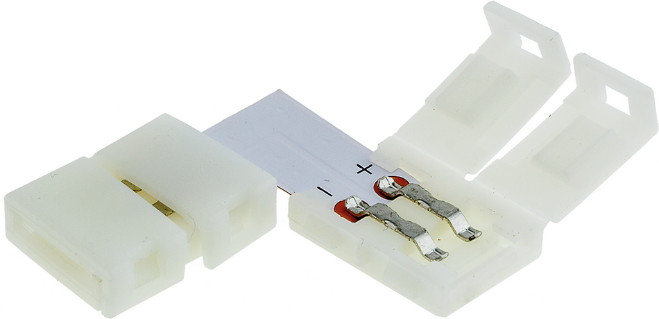 EuroSpot Γωνιακός Σύνδεσμος Ταινίας Led 2Pin για SMD 8mm