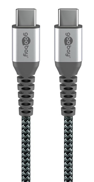 GOOBAY καλώδιο USB-C 49301, 60W, 480Mbps, 0.50m, μαύρο
