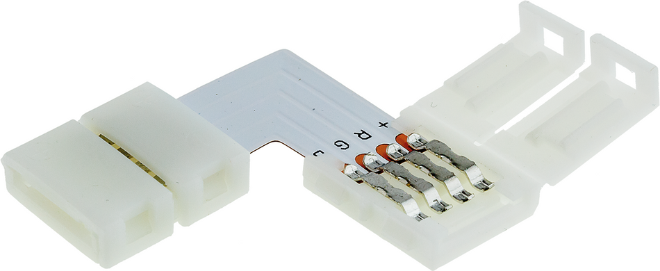 EuroSpot Γωνιακός Σύνδεσμος Ταινίας Led 4Pin για SMD RGB 10mm