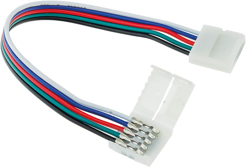 EuroSpot Διπλός Καλωδιακός Σύνδεσμος Ταινίας Led 5Pin για SMD RGBW 12mm