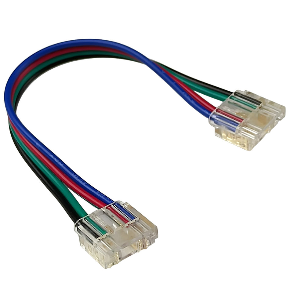 EuroSpot Σύνδεσμος Ταινίας Led Cob RGB Καλωδιακός Δύο Άκρων