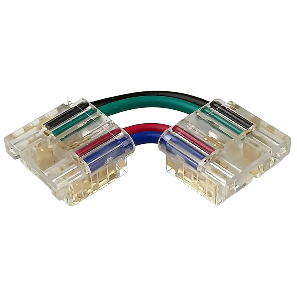 EuroSpot Σύνδεσμος Ταινίας Led Cob RGB Καλωδιακός- Γωνία