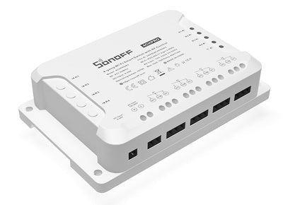 SONOFF Smart Διακόπτης 4CH PRO R3, 4 θέσεων, 40A, RF control, λευκός