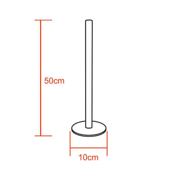 Μοντέρνο Minimal Επιτραπέζιο Μαύρο Φωτιστικό 50cm LED 8 Watt με Ασύρματο Χειριστήριο 2.4G RF & Dimmer RGBW+WW Πολύχρωμο Digital Magic Dot Pixel GloboStar ALIEN Design GLOBO-50-11